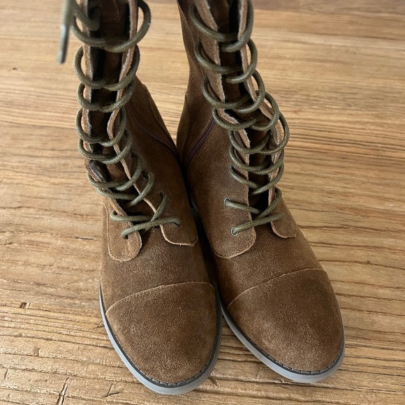 Joyfolie Indy Leather Boot in Brown Y3 - Picture 9 of 11